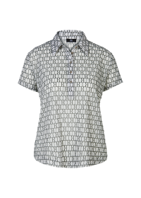 Riani POLOSHIRT MIT LOGO TULLE Verkauf