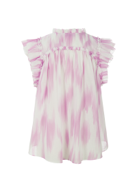 Riani ÄRMELLOSE BLUSE MIT IKAT PRINT Fabrikladen
