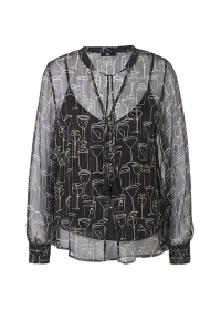 Riani BLUSE MIT COCKTAIL PRINT Blitzverkäufe