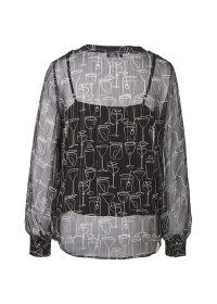 Riani BLUSE MIT COCKTAIL PRINT Blitzverkäufe