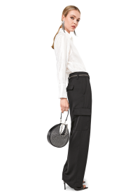 Riani CARGOHOSE AUS TECHNO SATIN