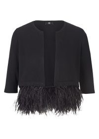 Riani CROPPED CARDIGAN MIT FEDERN Begrenztes Angebot