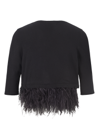 Riani CROPPED CARDIGAN MIT FEDERN Begrenztes Angebot