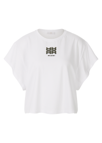 Riani CROPPED SHIRT MIT RIANI-LOGO 50% Rabatt mit kostenlosem Versand