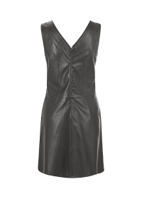 Riani V-NECK-KLEID AUS LEDER Wochenangebot