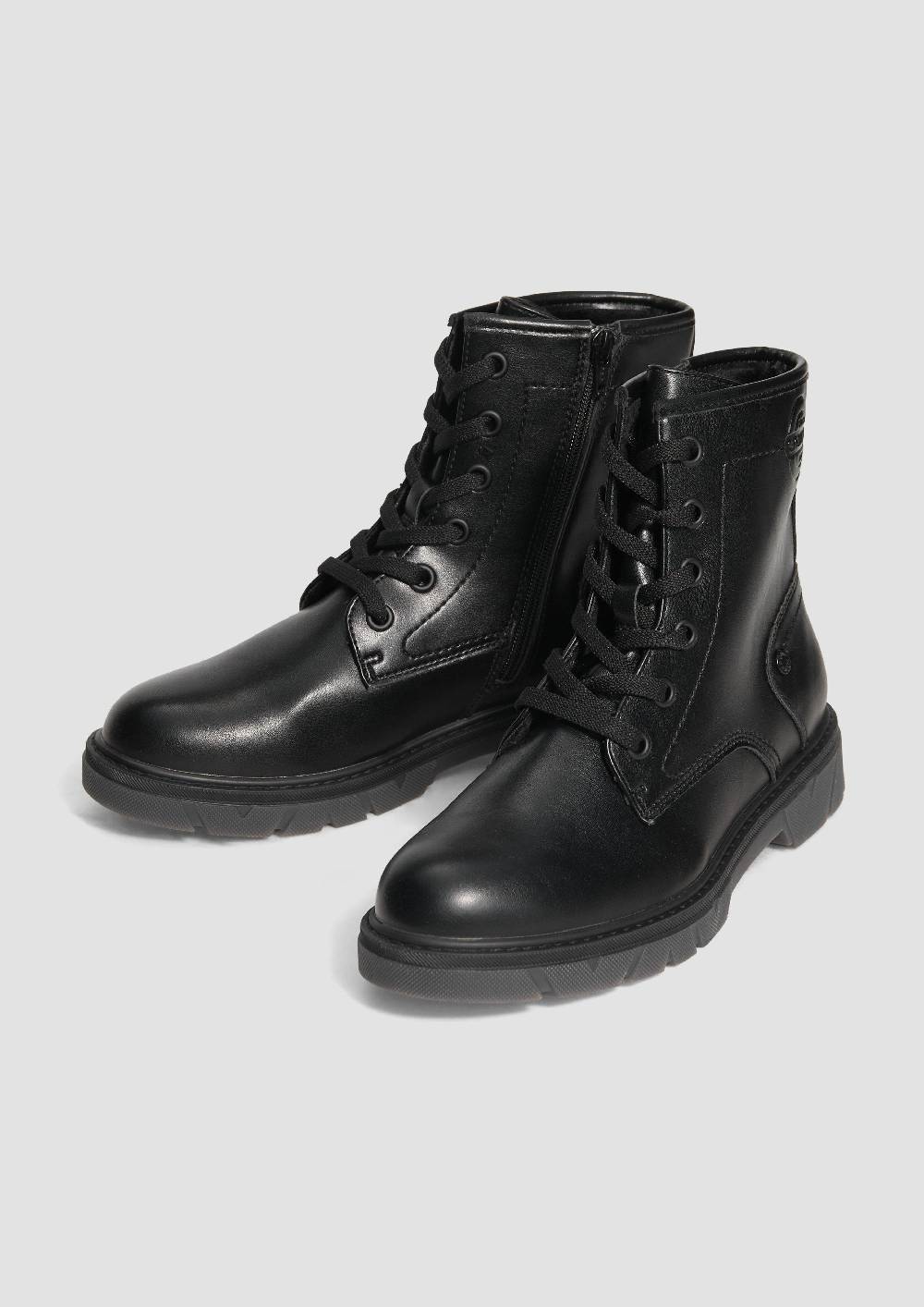 S.Oliver Stiefel mit Schnürung und Reißverschluss Räumungsverkauf