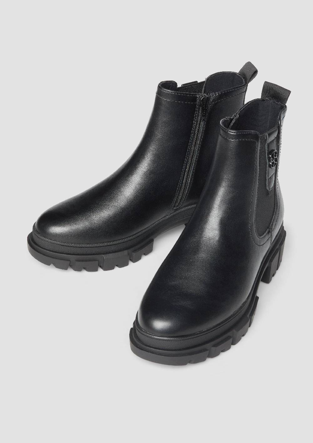 S.Oliver Chelsea Boots mit Logo-Detail Kostenlose Rückgabe