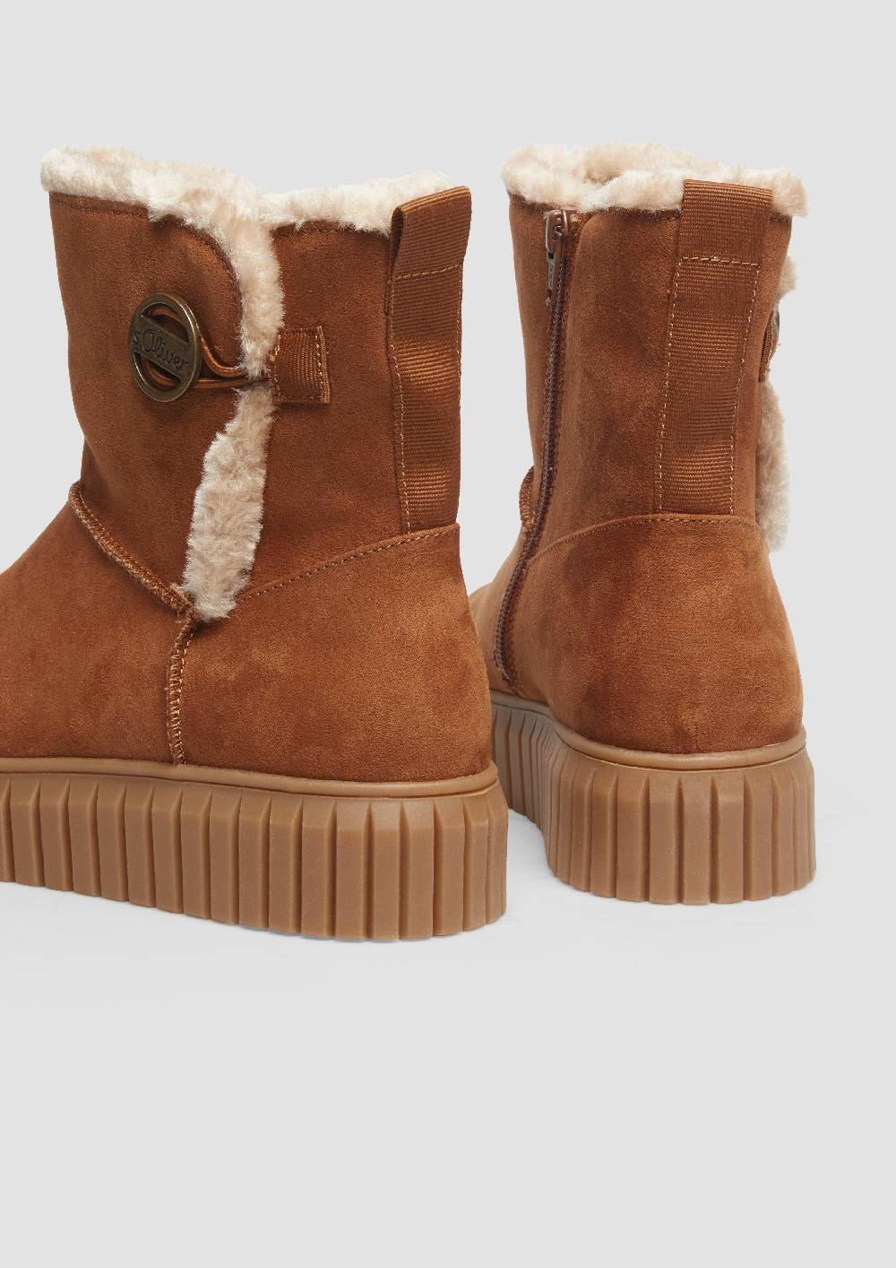 S.Oliver Gefütterte Boots mit Plateausohle Letzte 2 Tage