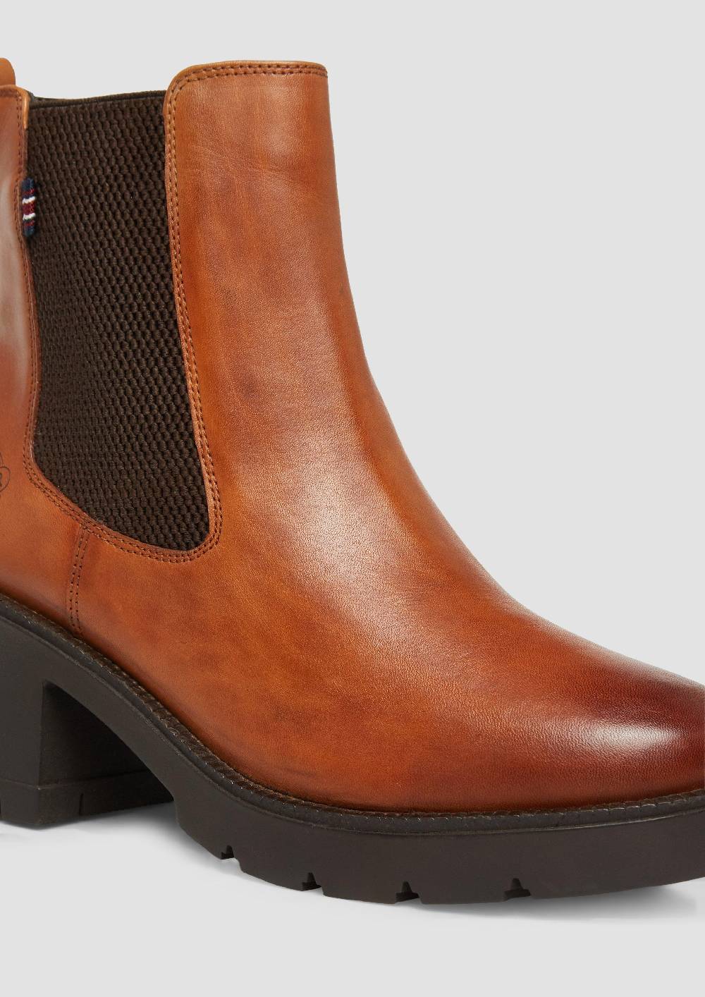 S.Oliver Chelsea-Boots aus Leder Sonderangebot der Fabrik