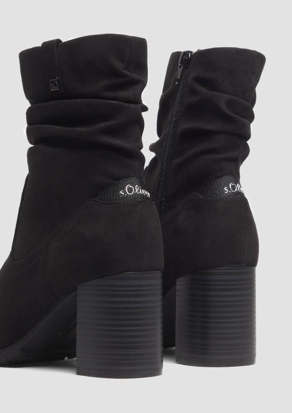 S.Oliver Stiefel mit Blockabsatz Kostenloser Versand international