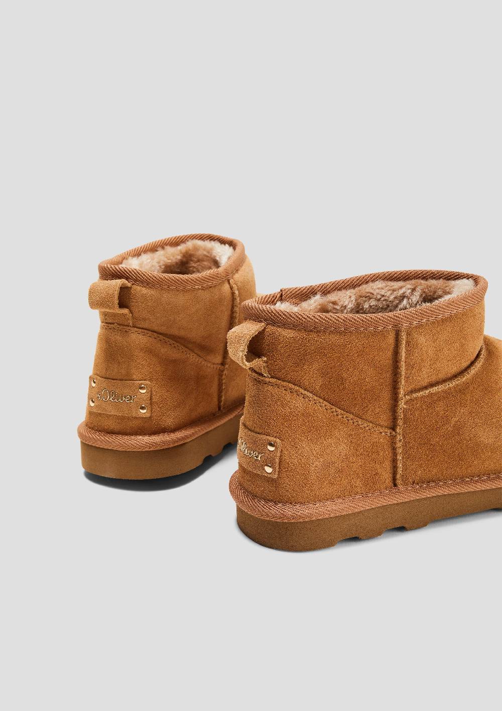 S.Oliver Flache Stiefel aus Leder Outlet