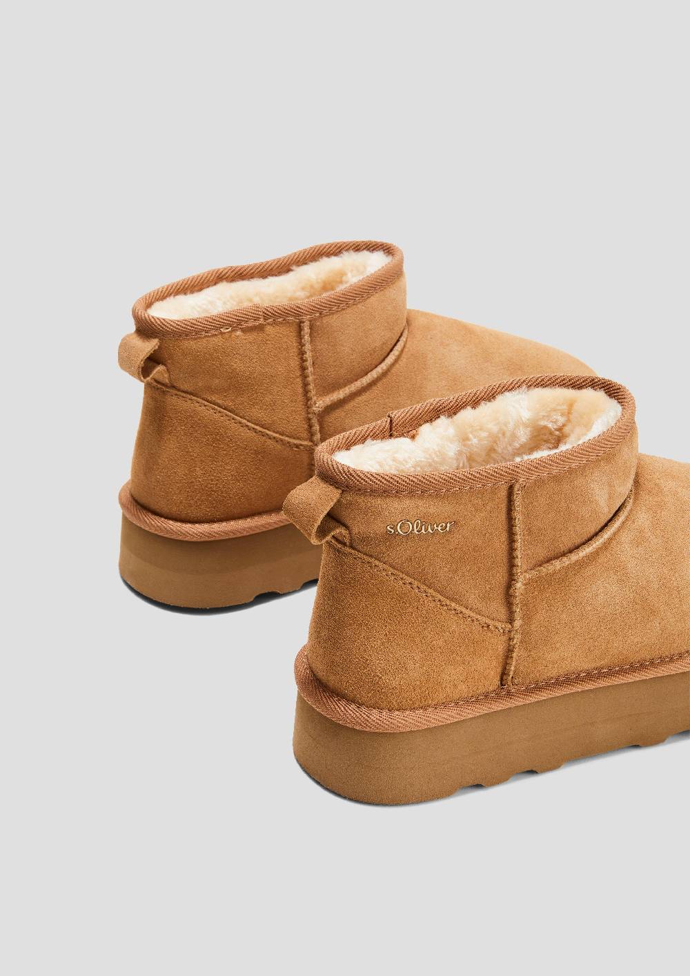 S.Oliver Stiefel mit Teddyplüsch-Futter Auslauf