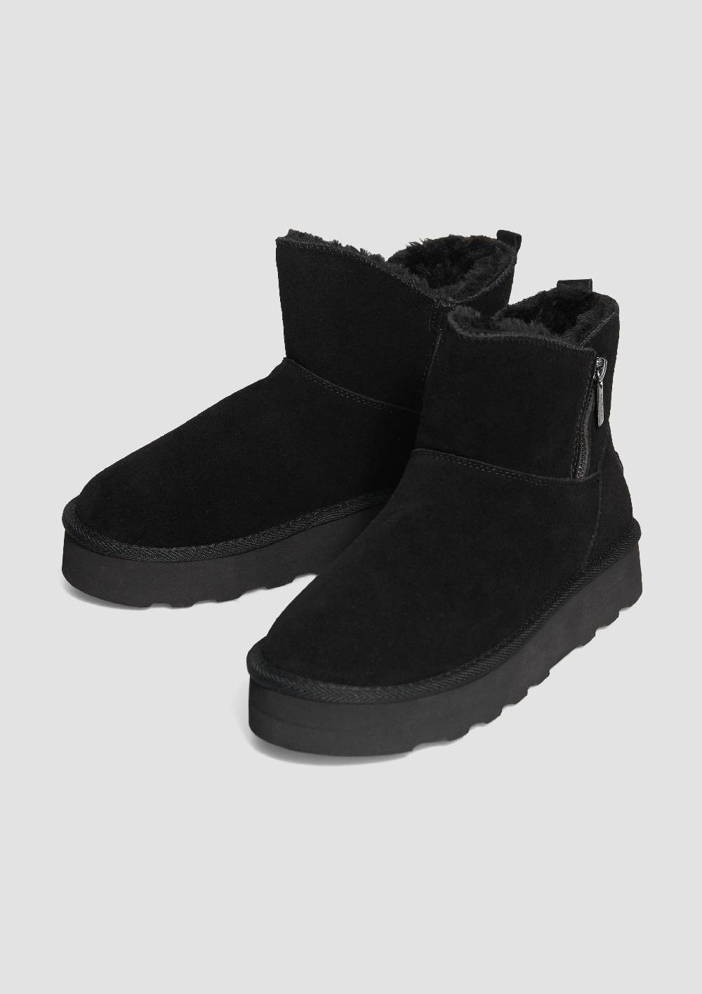 S.Oliver Gefütterte Stiefel aus Rindsleder im Angebot