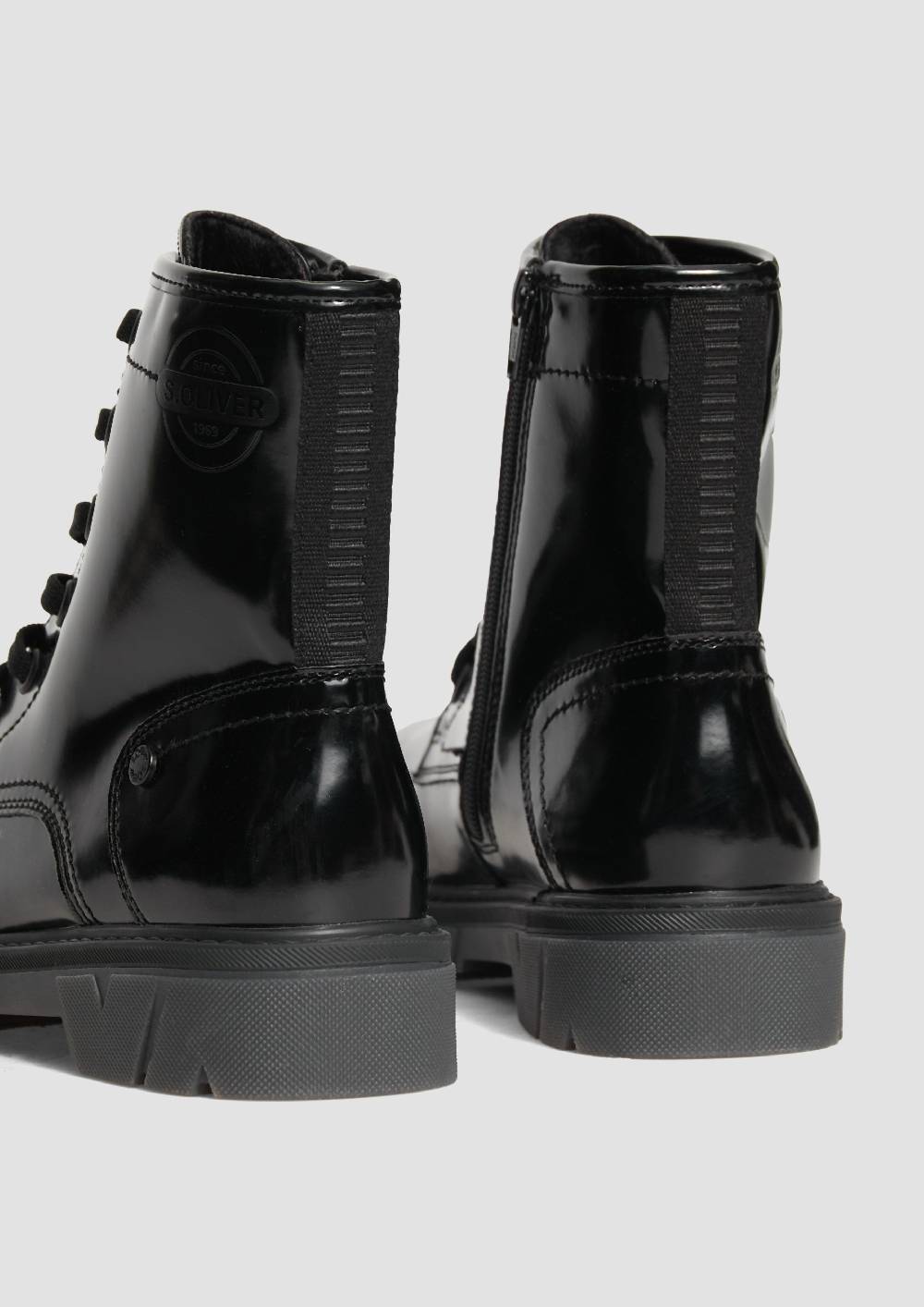 S.Oliver Stiefel mit Schnürung und Reißverschluss Schlussverkauf