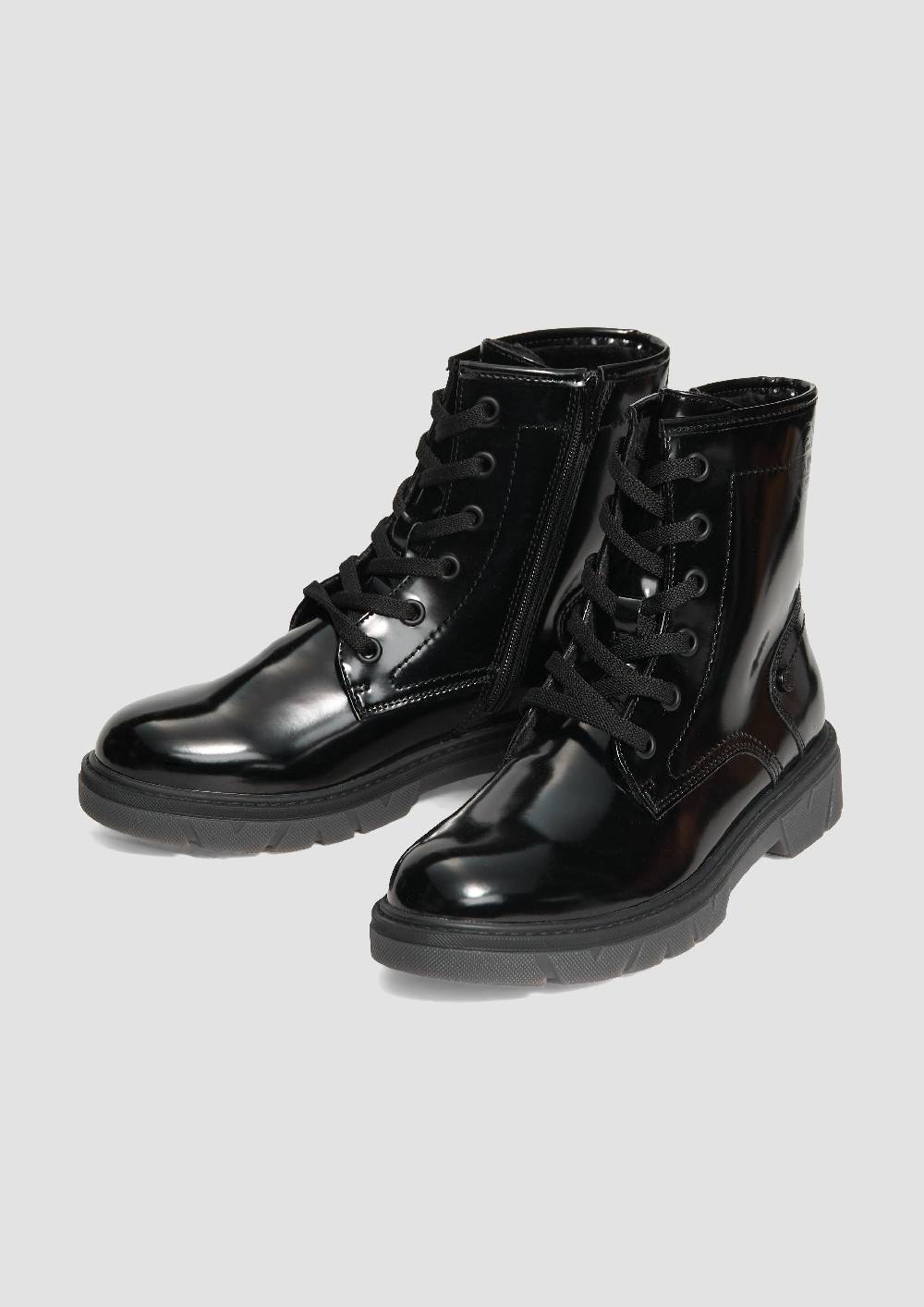 S.Oliver Stiefel mit Schnürung und Reißverschluss Schlussverkauf