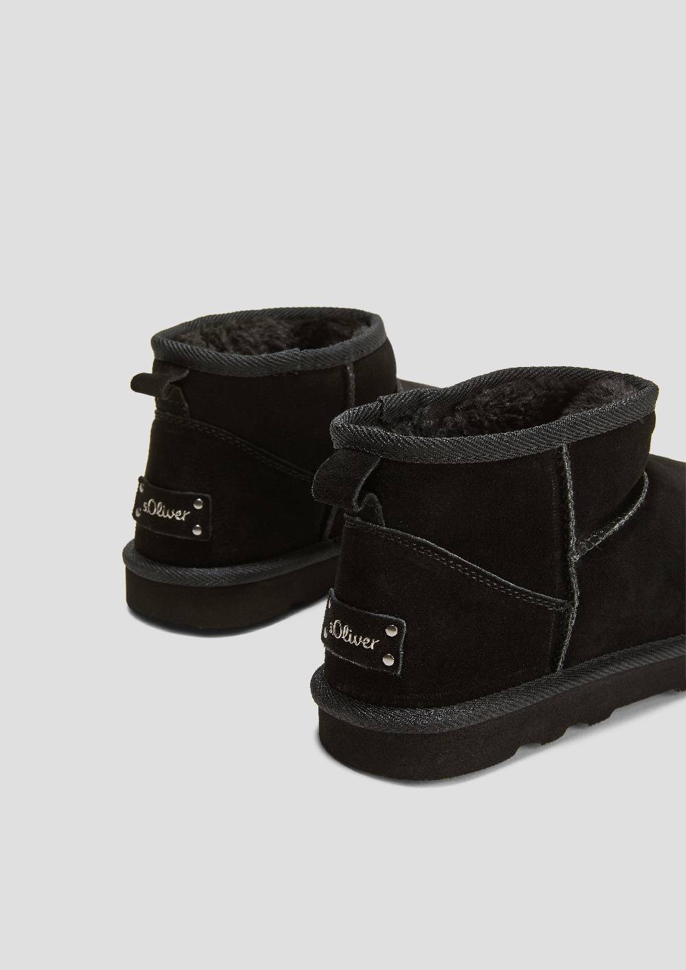 S.Oliver Flache Stiefel aus Leder Flash Sale