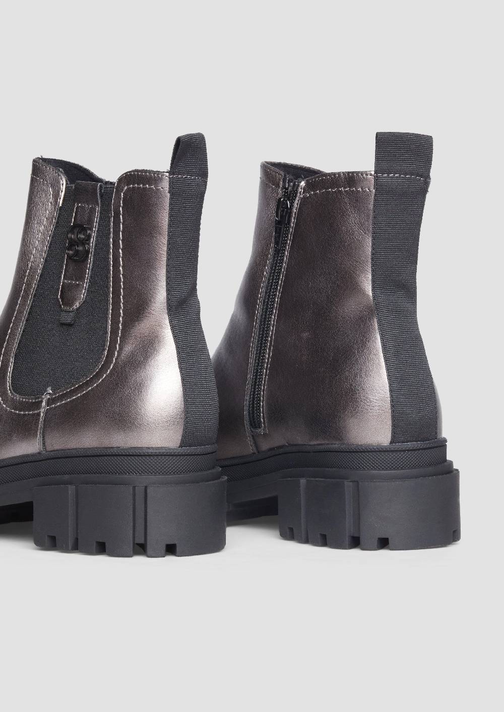 S.Oliver Chelsea Boots mit Logo-Detail Saisonschlussverkauf