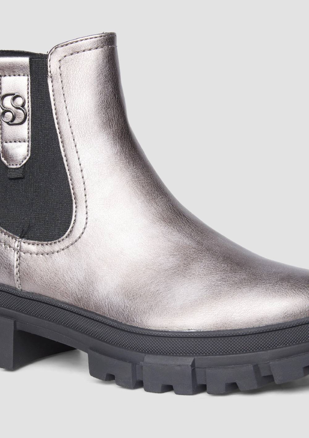 S.Oliver Chelsea Boots mit Logo-Detail Saisonschlussverkauf
