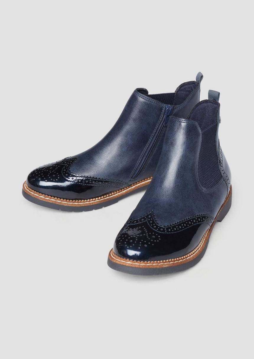 S.Oliver Chelsea-Boots aus Kunstleder Muttertagsangebot