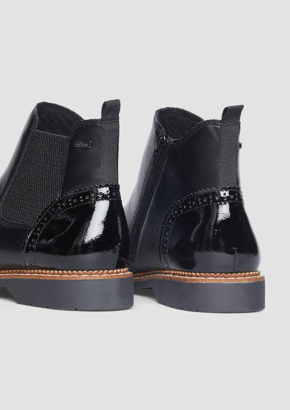 S.Oliver Chelsea-Boots aus Kunstleder Vatertagsangebot