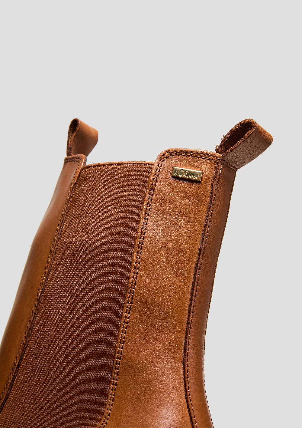 S.Oliver Stiefelette aus Schafsleder Lagerräumung