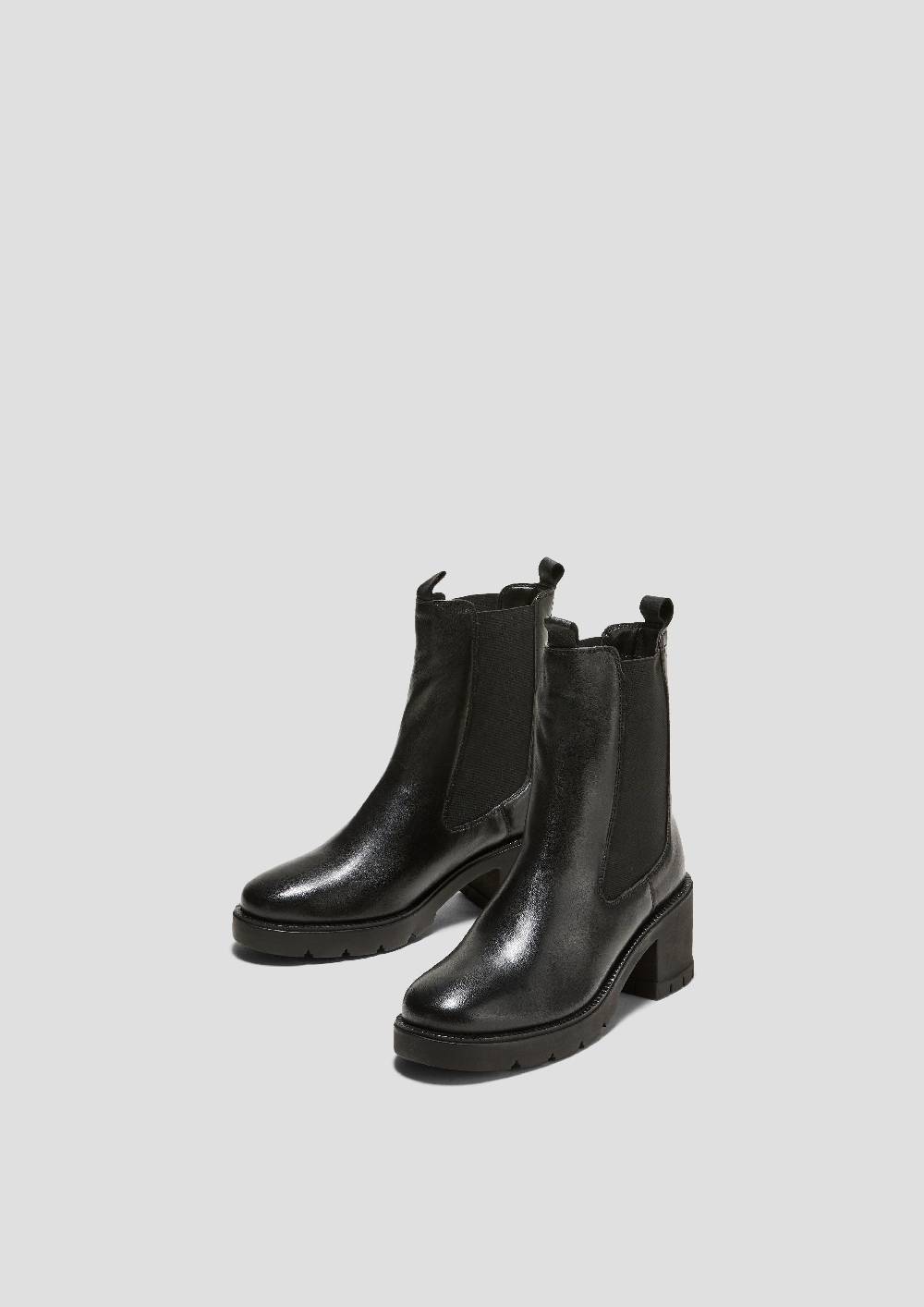 S.Oliver Stiefelette aus Schafsleder Heißer Verkauf
