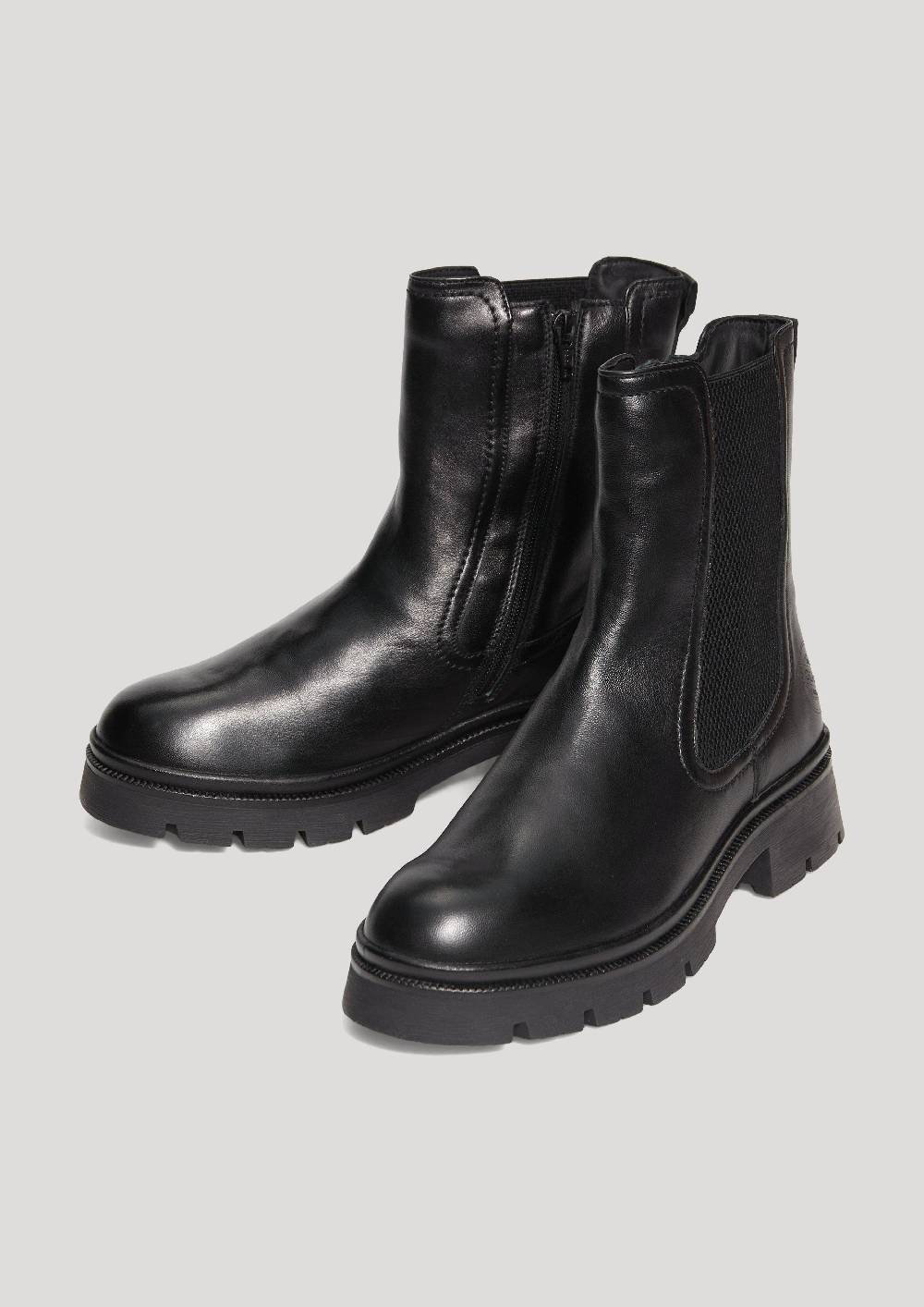 S.Oliver Chelsea Boots aus Schafsleder Blitzangebot
