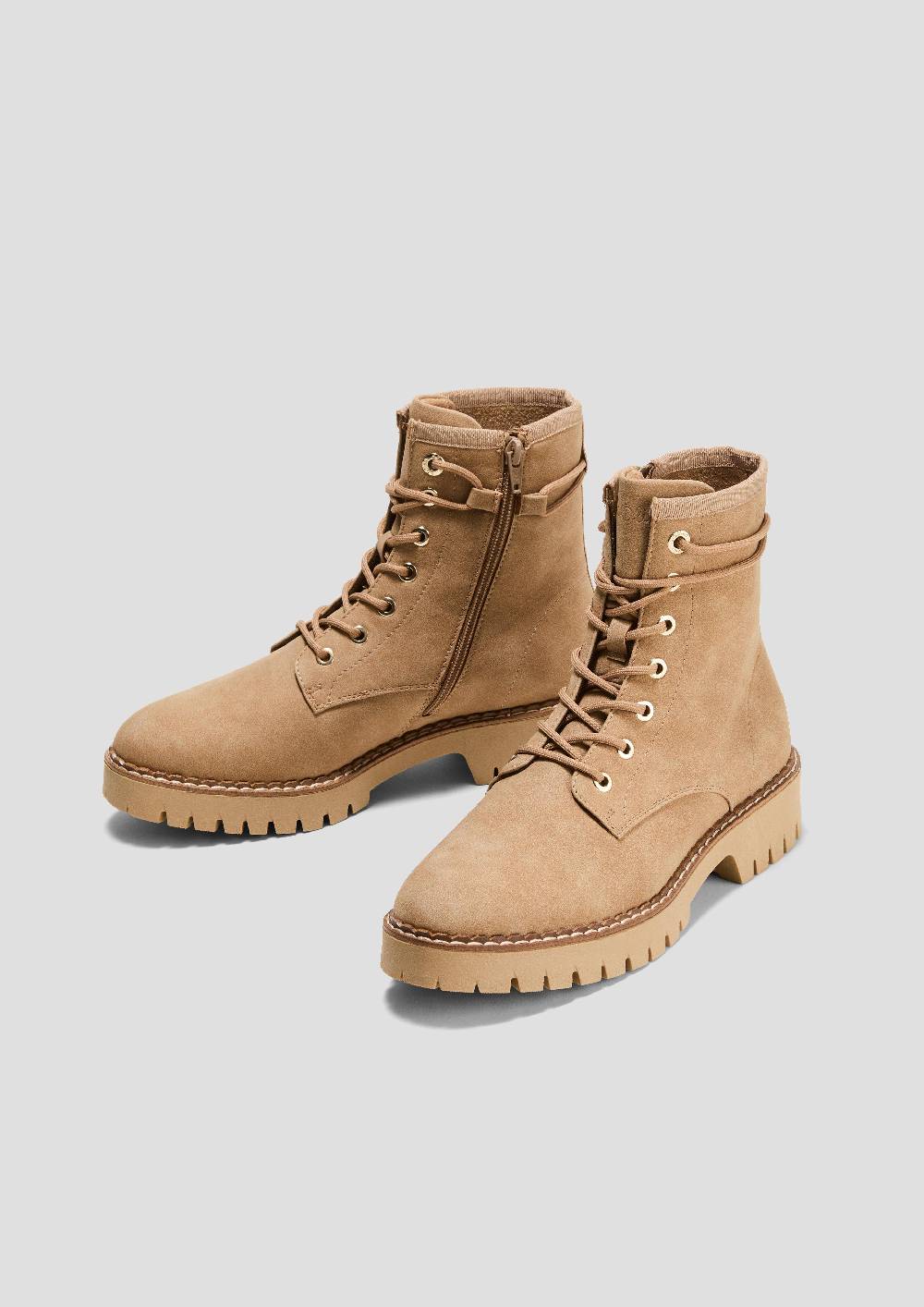 S.Oliver Schnürstiefel in Leder-Optik Tägliche Deals