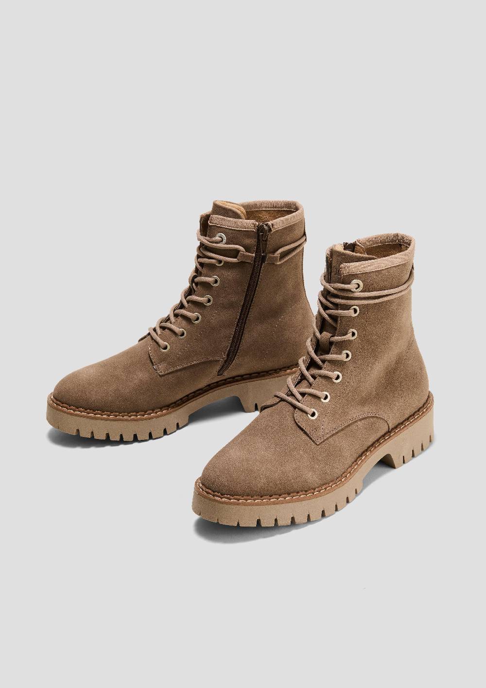 S.Oliver Schnürstiefel in Leder-Optik Sonderangebote