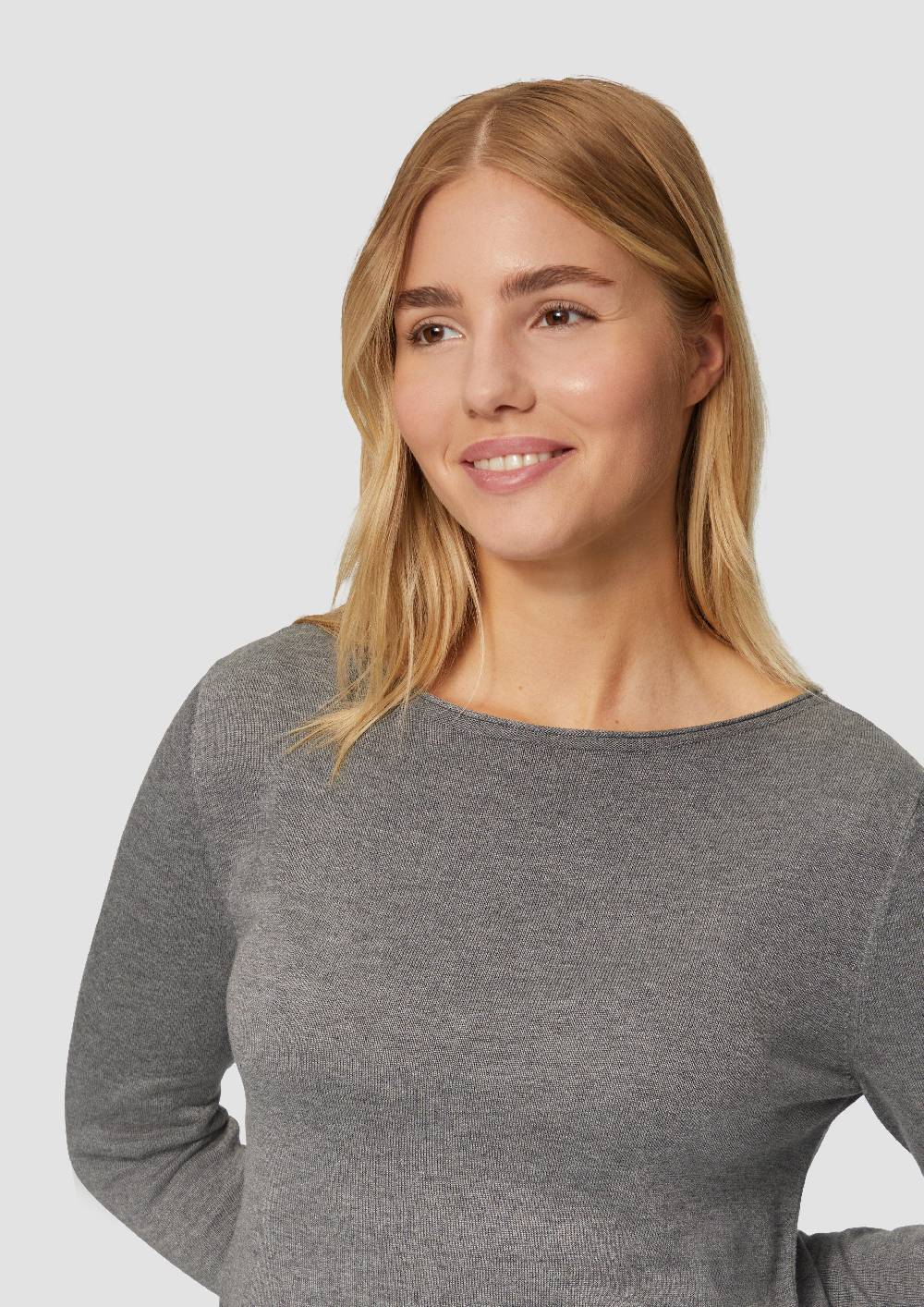 S.Oliver Leichter Feinstrickpullover mit Rollkante VIP-Rabatte