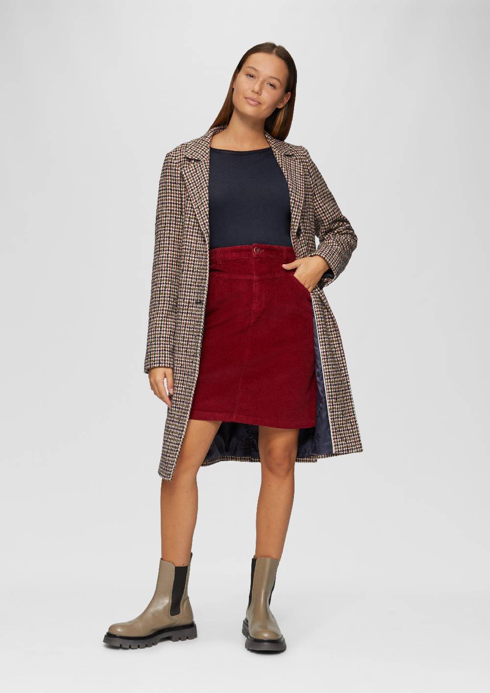 S.Oliver Leichter Feinstrickpullover mit Rollkante Super Sparpreis