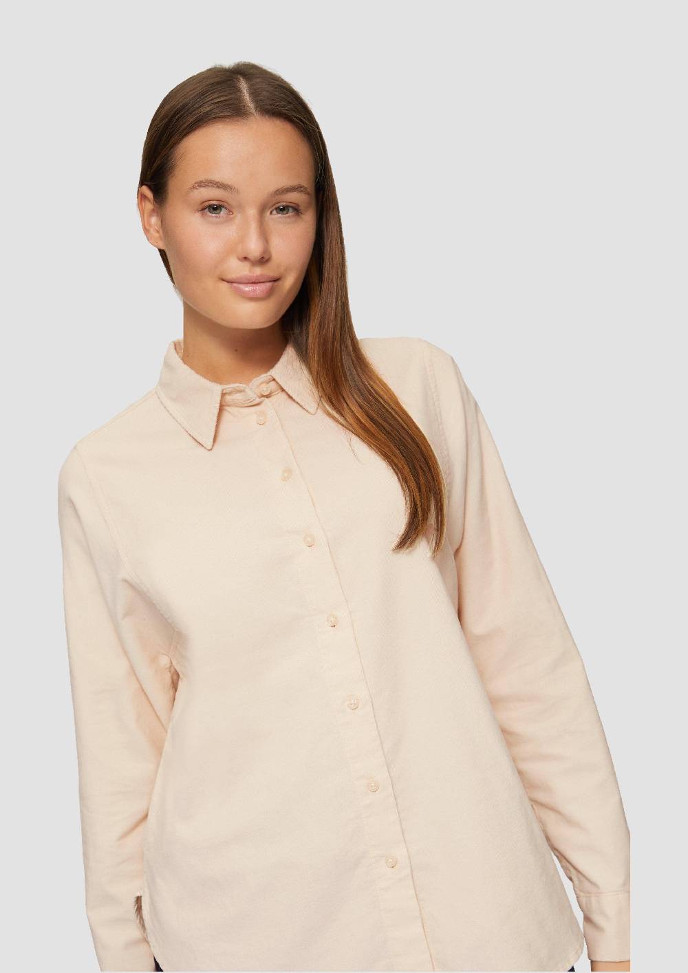 S.Oliver Cordbluse im Relaxed Fit mit Naht-Details Super Rabatt