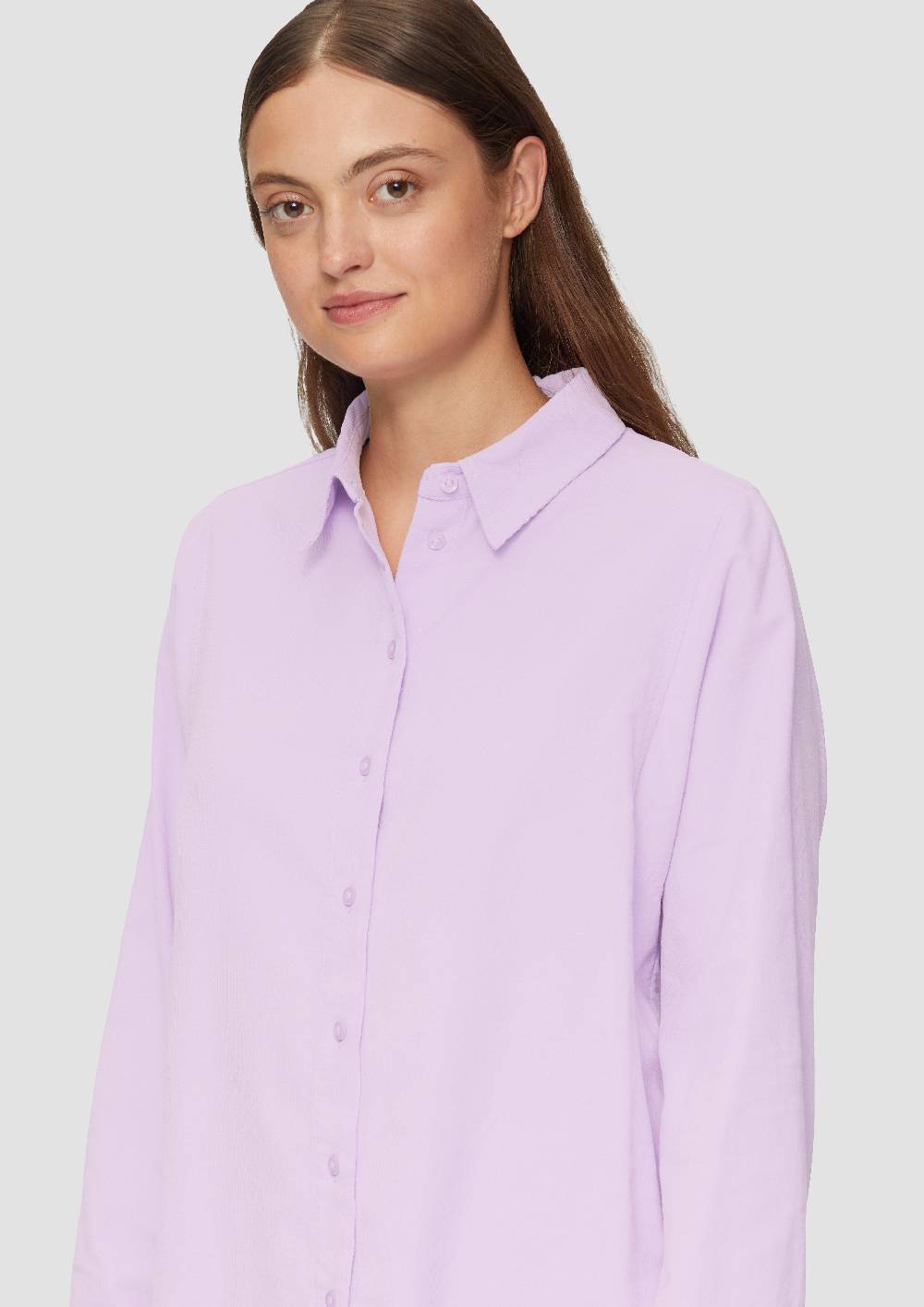 S.Oliver Cordbluse im Relaxed Fit mit Naht-Details Riesige Rabatte