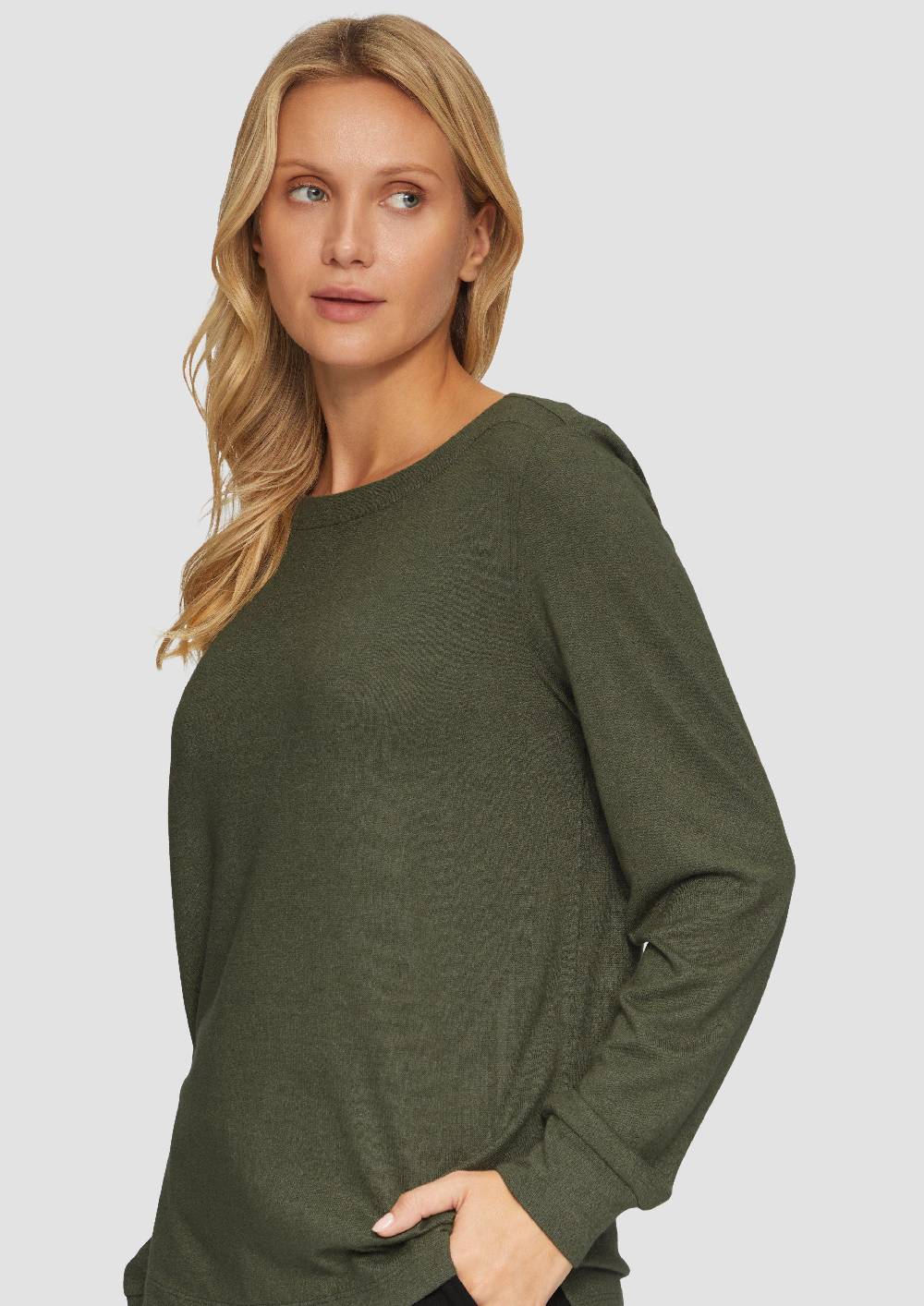 S.Oliver Weiches Longsleeve aus Jerseystrick Fabrikladen