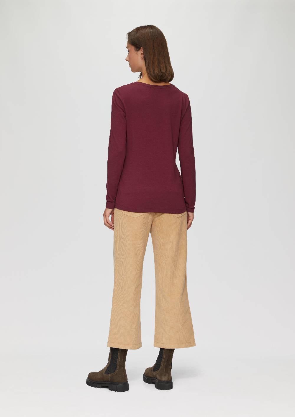 S.Oliver Longsleeve aus Baumwollstretch Black Friday Preise