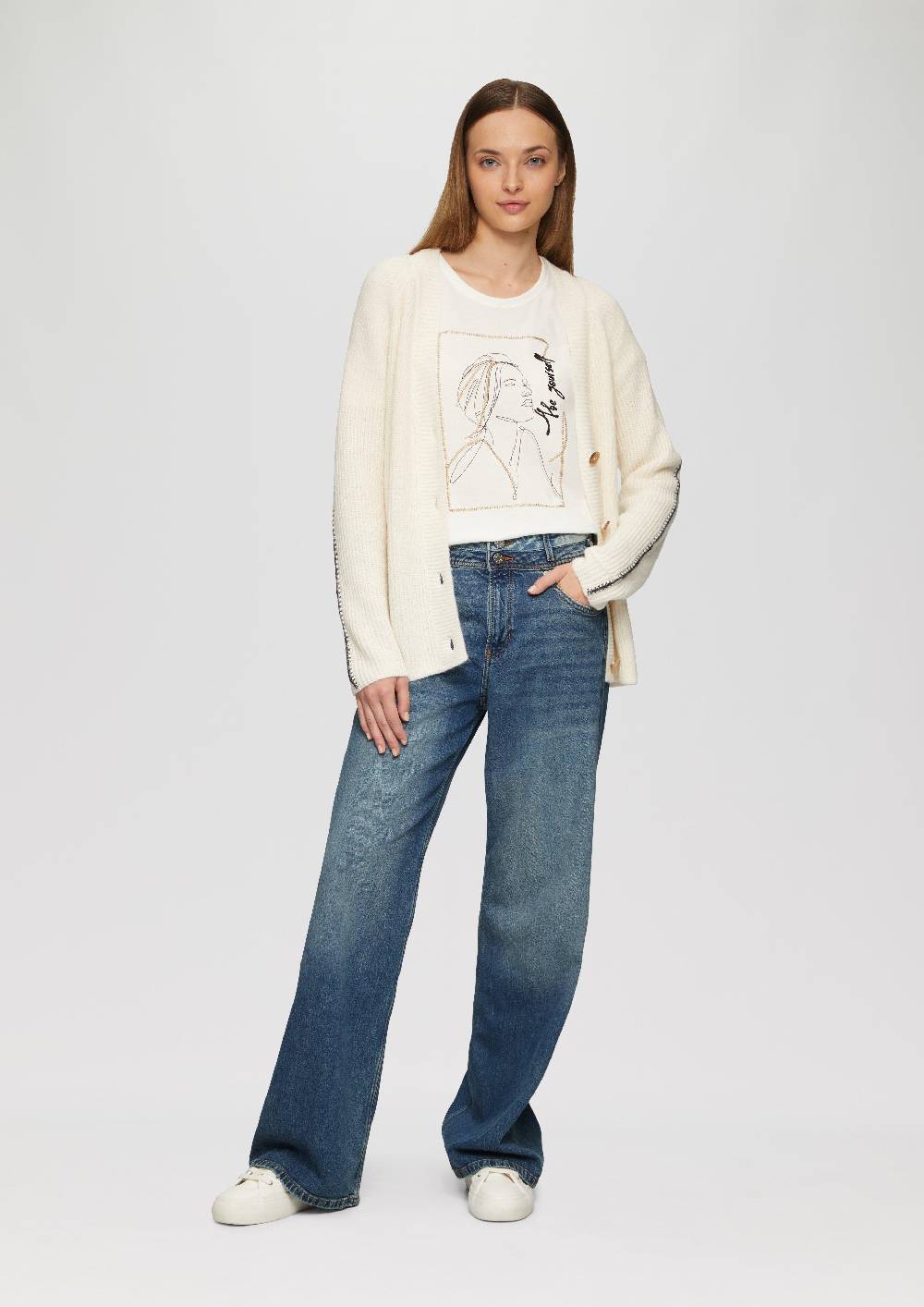 S.Oliver Jeans Suri / Regular Fit / High Rise / Wide Leg Online