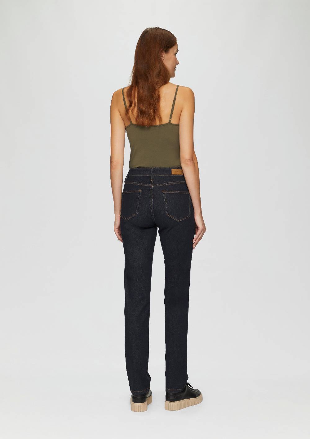 S.Oliver Jeans Betsy / Slim Fit / Mid Rise / Slim Leg / Rinsed Washed Verkauf