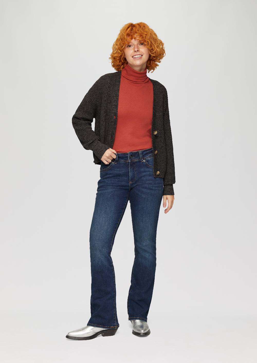 S.Oliver Jeans Catie / Slim Fit / Mid Rise / Bootcut Leg Schlussverkauf