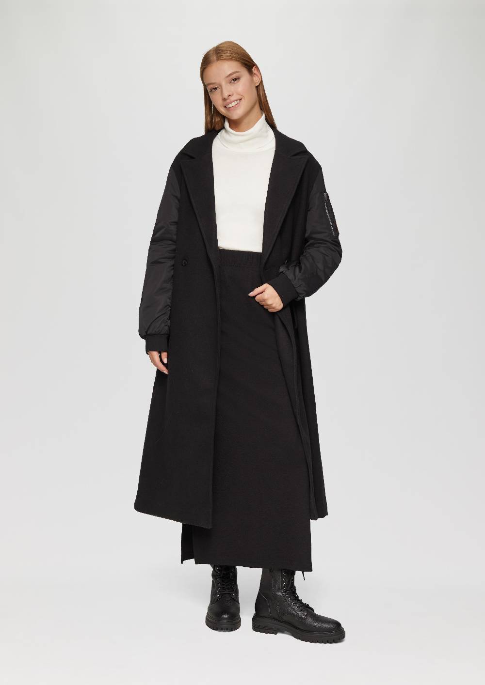 S.Oliver Langarmshirt mit Rollkragen Kostenloser Versand