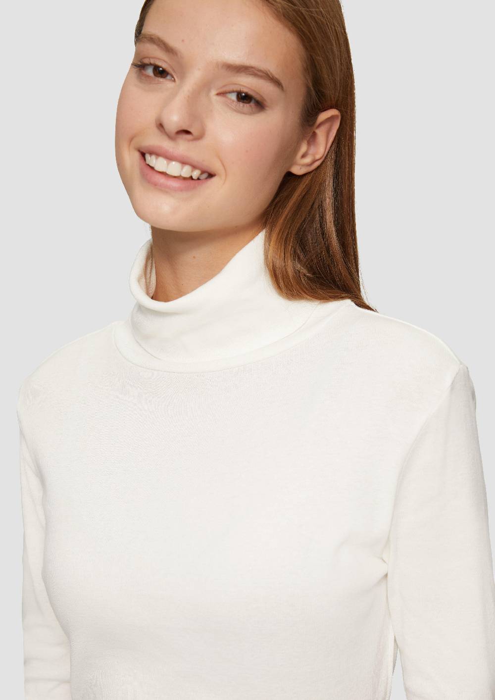 S.Oliver Langarmshirt mit Rollkragen Kostenloser Versand