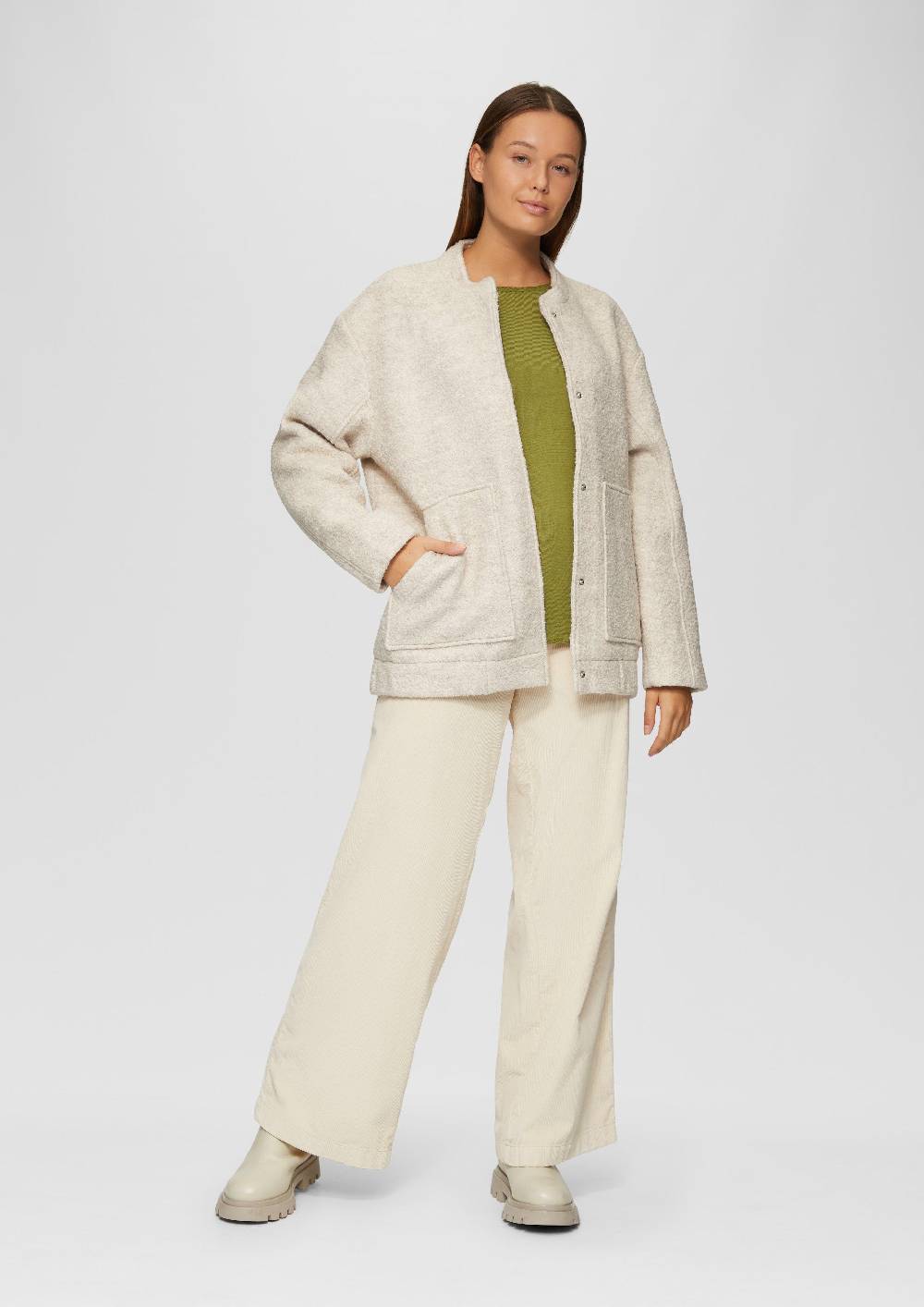 S.Oliver Leichter Feinstrickpullover mit Rollkante Flash Sale