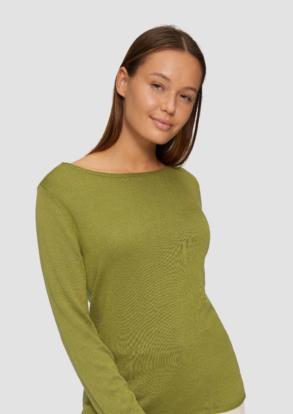 S.Oliver Leichter Feinstrickpullover mit Rollkante Flash Sale