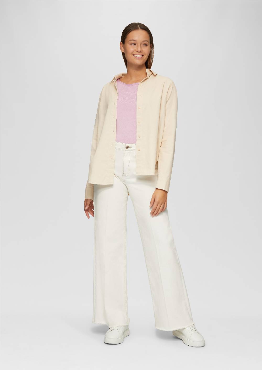 S.Oliver Leichter Feinstrickpullover mit Rollkante Online Shopping