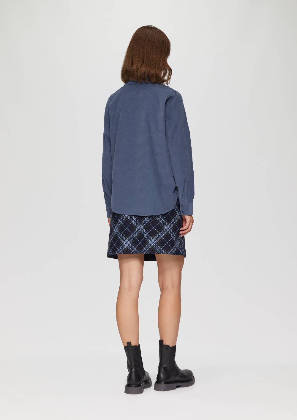 S.Oliver Cordbluse im Relaxed Fit mit Naht-Details Exklusivangebot