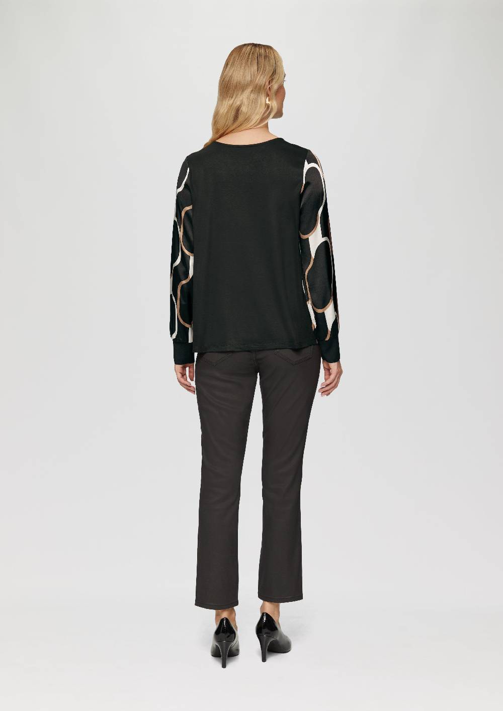 S.Oliver Shirt im Fabricmix mit Raff-Details Osterangebot