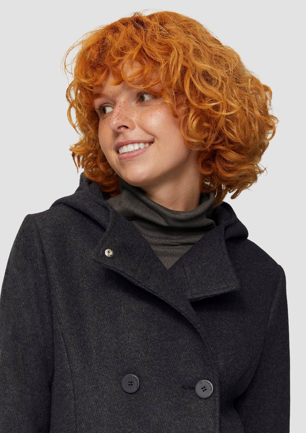 S.Oliver Jacke mit Kapuze in Wolloptik Muttertagsangebot