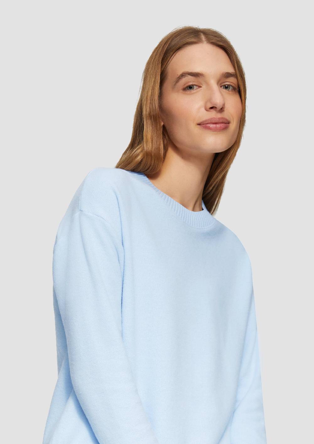 S.Oliver Weiches Sweatshirt mit gebrushter Oberfläche Valentinstagsangebot