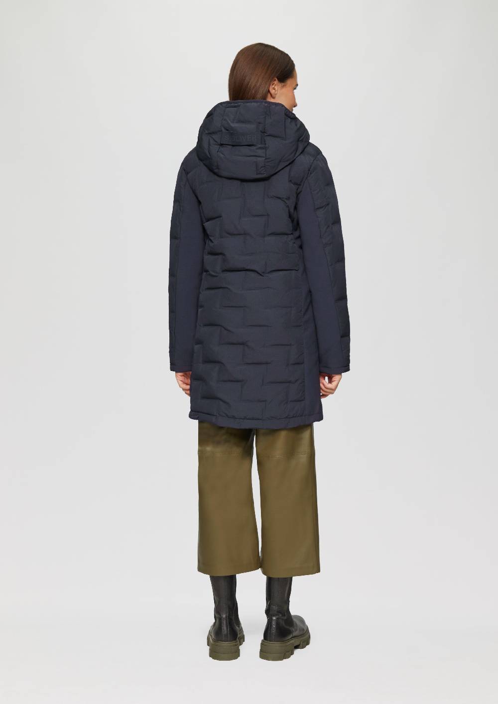 S.Oliver Wattierter Mantel im Fabricmix Neueste Mode