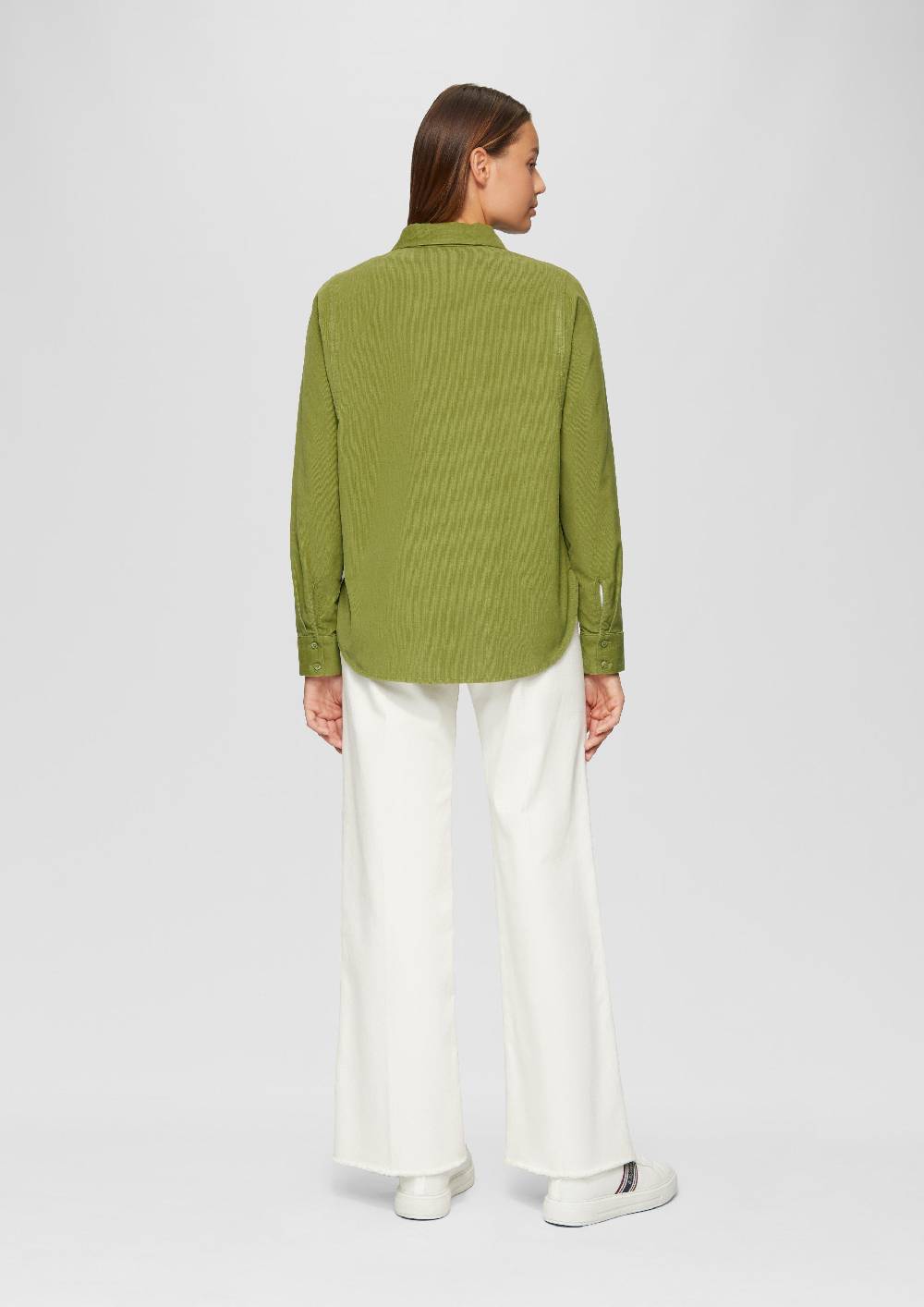 S.Oliver Cordbluse im Relaxed Fit mit Naht-Details Tägliche Deals