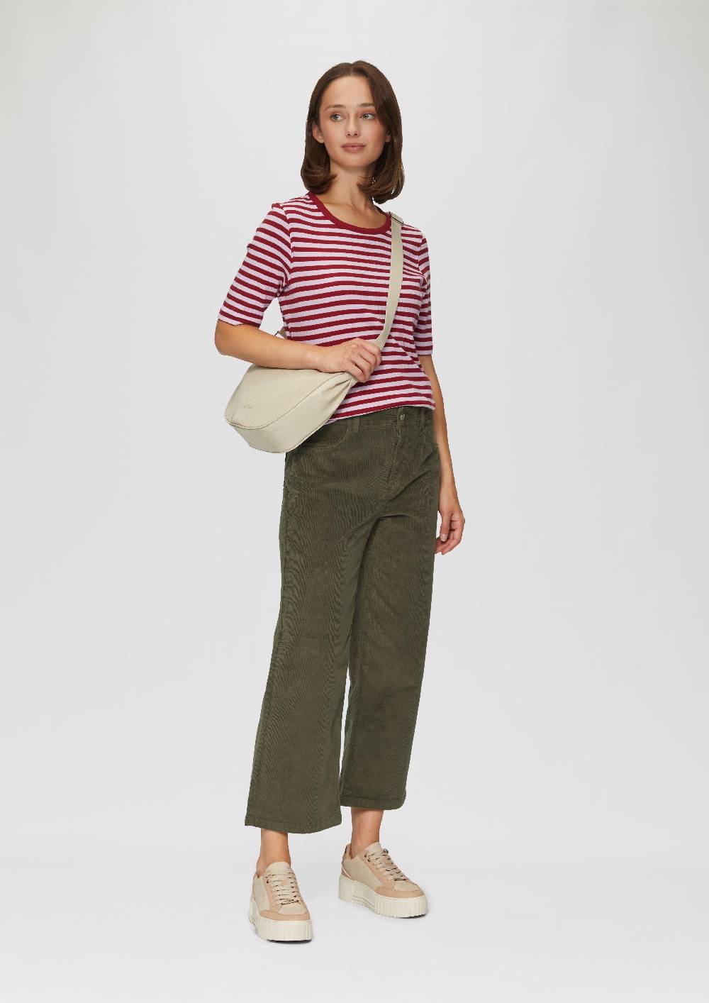 S.Oliver Elastische Culotte aus Cord Sonderangebote